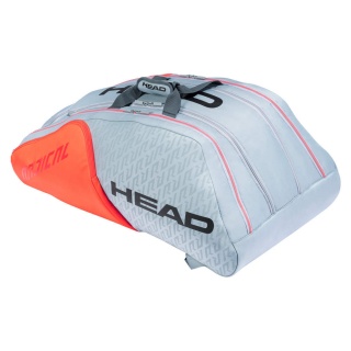 Head Racketbag (Schlägertasche) Radical 12R 2021 grau - 3 Hauptfächer